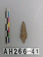 藏品(帶鋌打製石鏃)的圖片